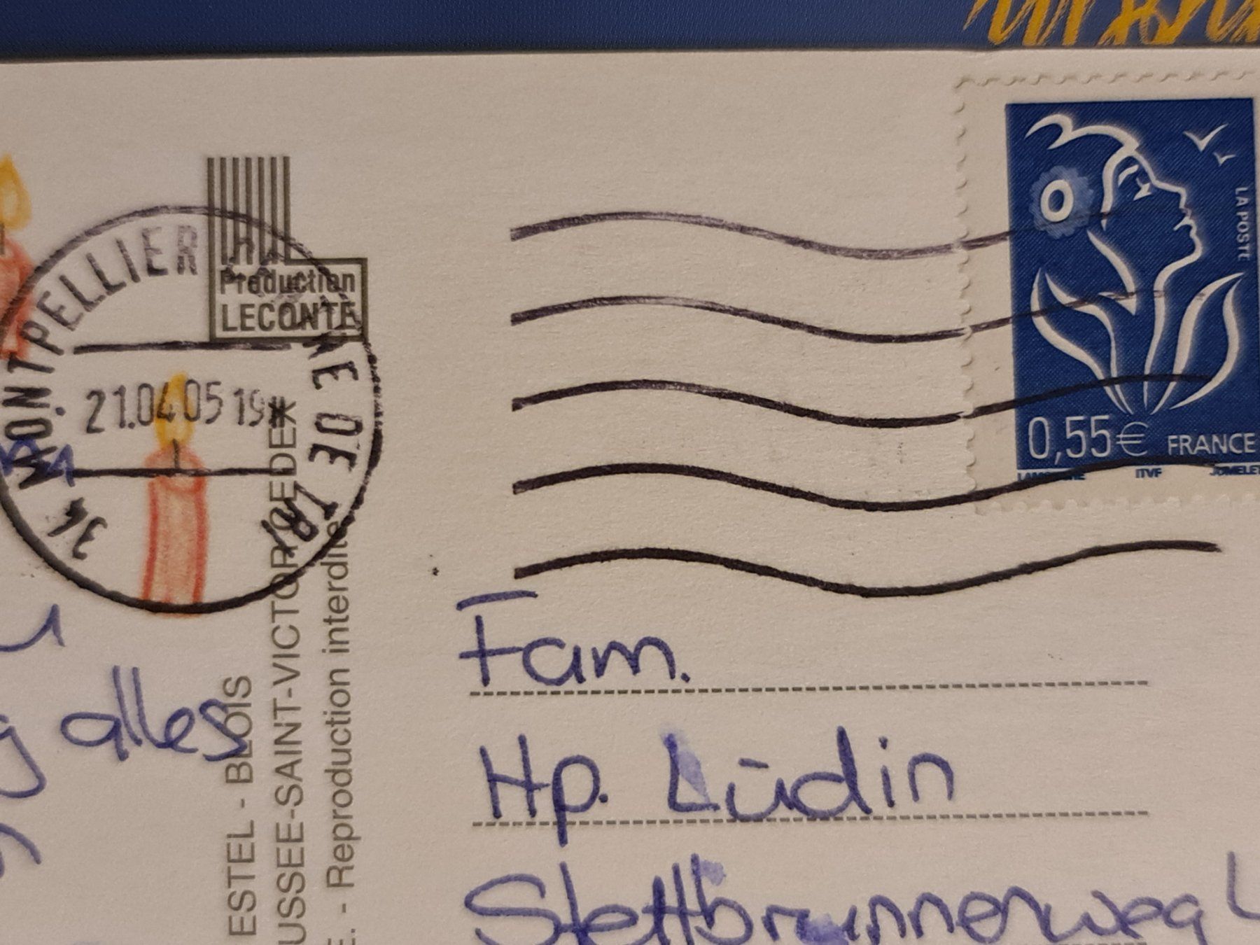 Cartoline postali: Ansichtskarte Montpellier Frankreich – Usato da Dintikon venduto da Vexi 1