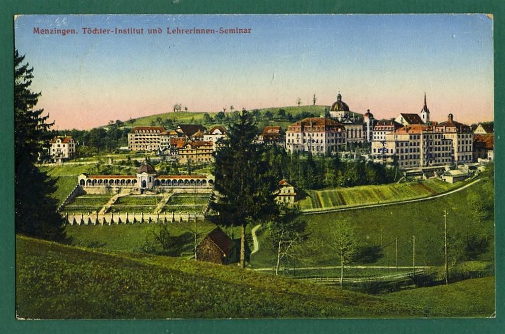 Menzingen, Töchter-Institut und Lehrer-Seminar, 1932 (Gebraucht) in ...