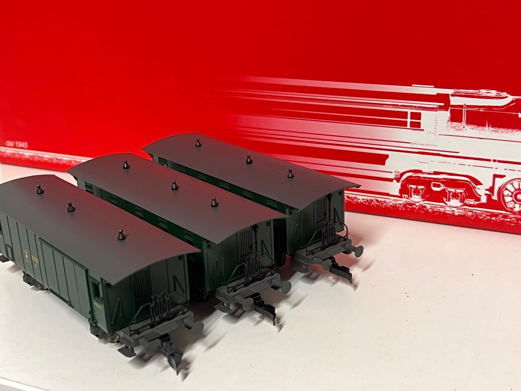 Rivarossi Modellini di ferrovie: Rivarossi R3664  SBB - CFF Oldtimerwagenset H0 DC – Usato da Geroldswil venduto da TopTrain54 5
