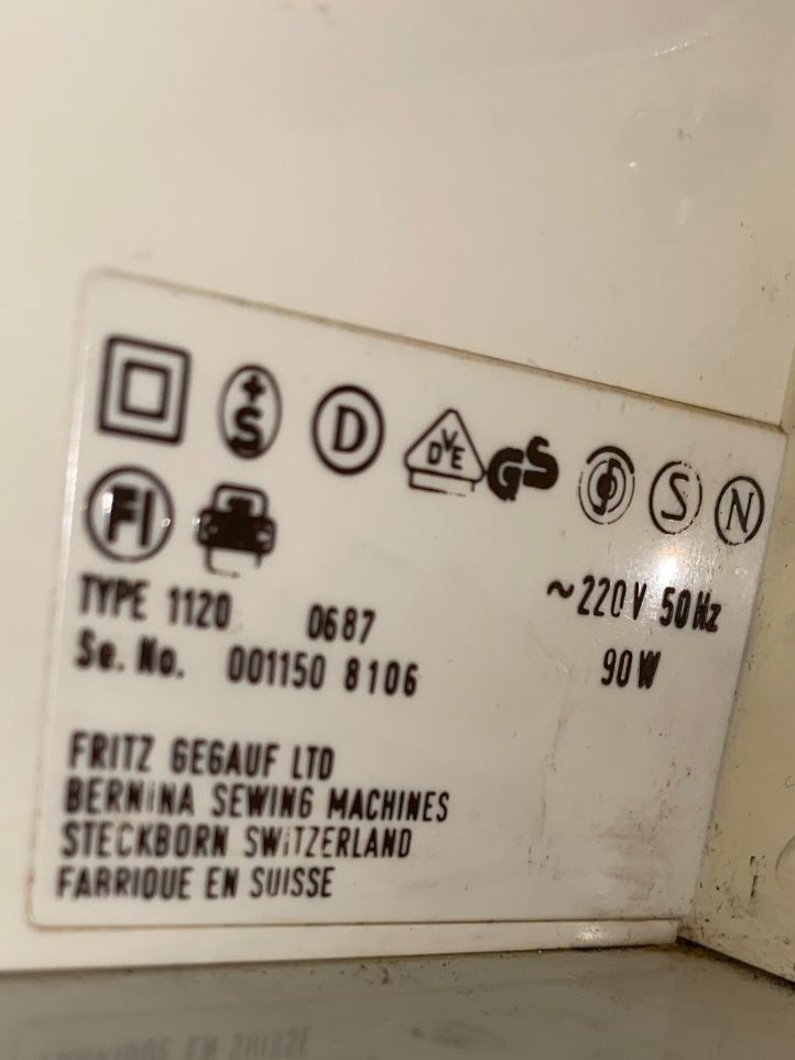 Bernina Macchine da cucire: Bernina 1120 - Nähmaschine – Difettoso da Rotkreuz venduto da mia_dc2r 7