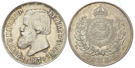 Brasilien 500 Reis 1867