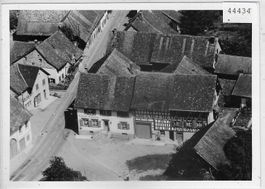 Flugaufnahme Basadingen Gasthof Schwanen - Photo: 90x125mm
