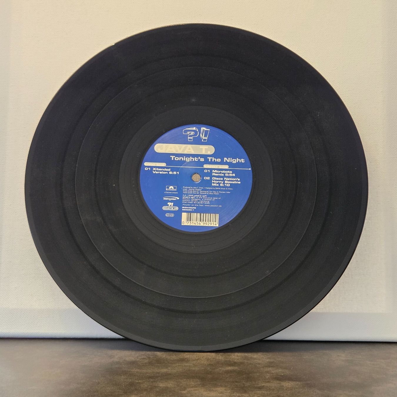 Vinyles: Java T. - Tonight's The Night 12" | Trance Classix Polydor – D'occasion à Wädenswil par dan_sf95 3