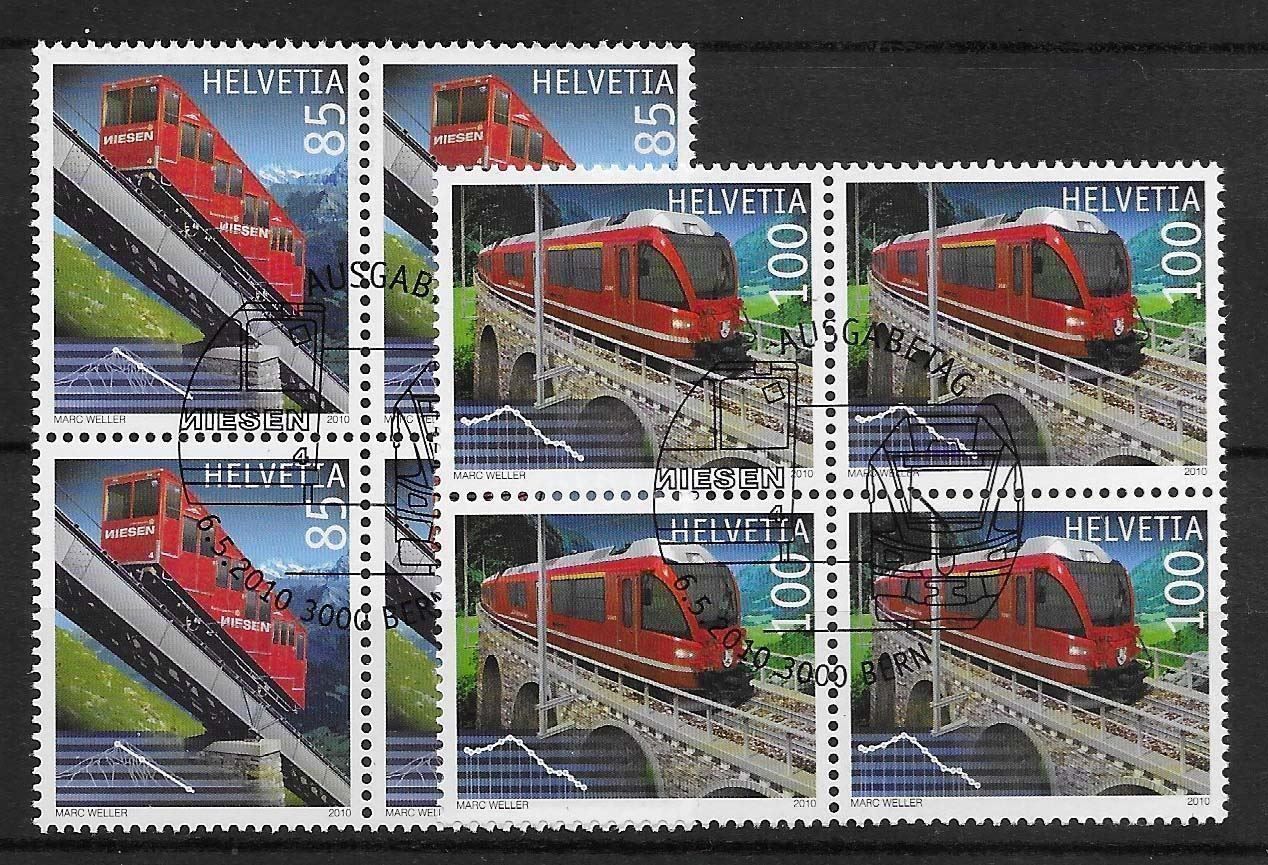 Tutti i francobolli: B1349 - Niesen Bernina B4 1er jour – Usato da Trélex venduto da Phil_Albert