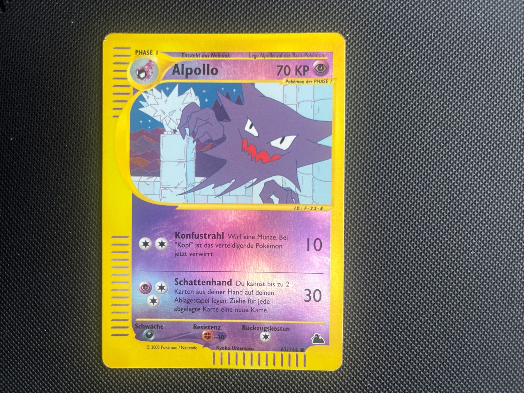 Pokémon Carte collezionabili: Pokemon Alpollo Reverse Holo Skyridge – Usato da Wabern venduto da Collectfun