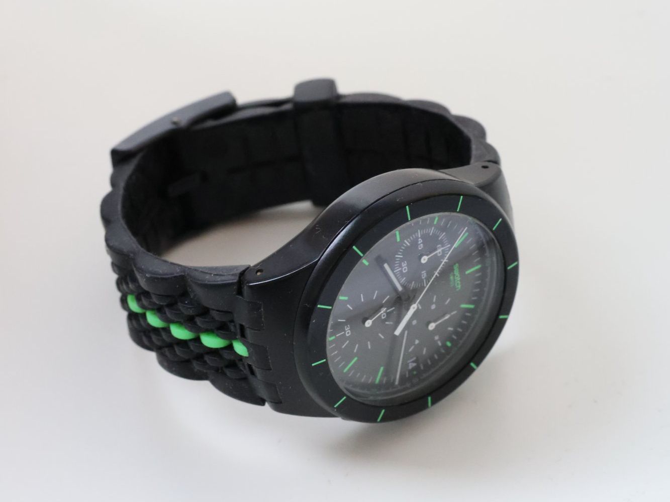 Swatch Orologi: Swatch Armbanduhr mit Datum und Stoppuhr – Usato da Arbon venduto da Flex66 1