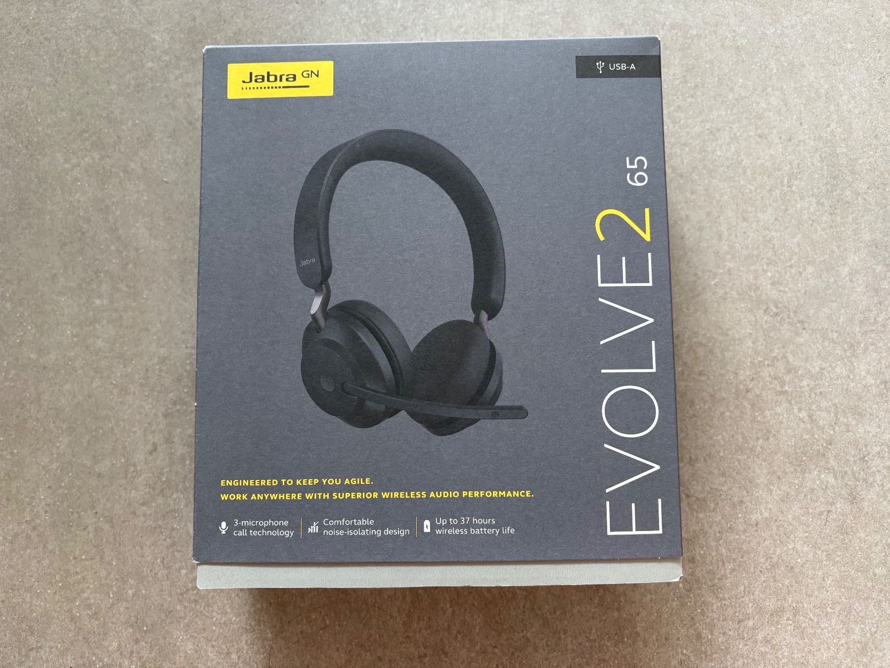 Jabra Cuffie: Jabra Evolve2 65 MS Headset – Nuovo e nell'imballaggio originale da Basel venduto da El_Haraldo