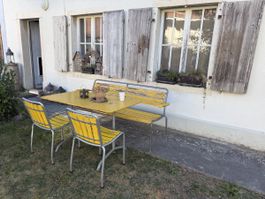 Vintage-Gartengarnitur mit viel Charme