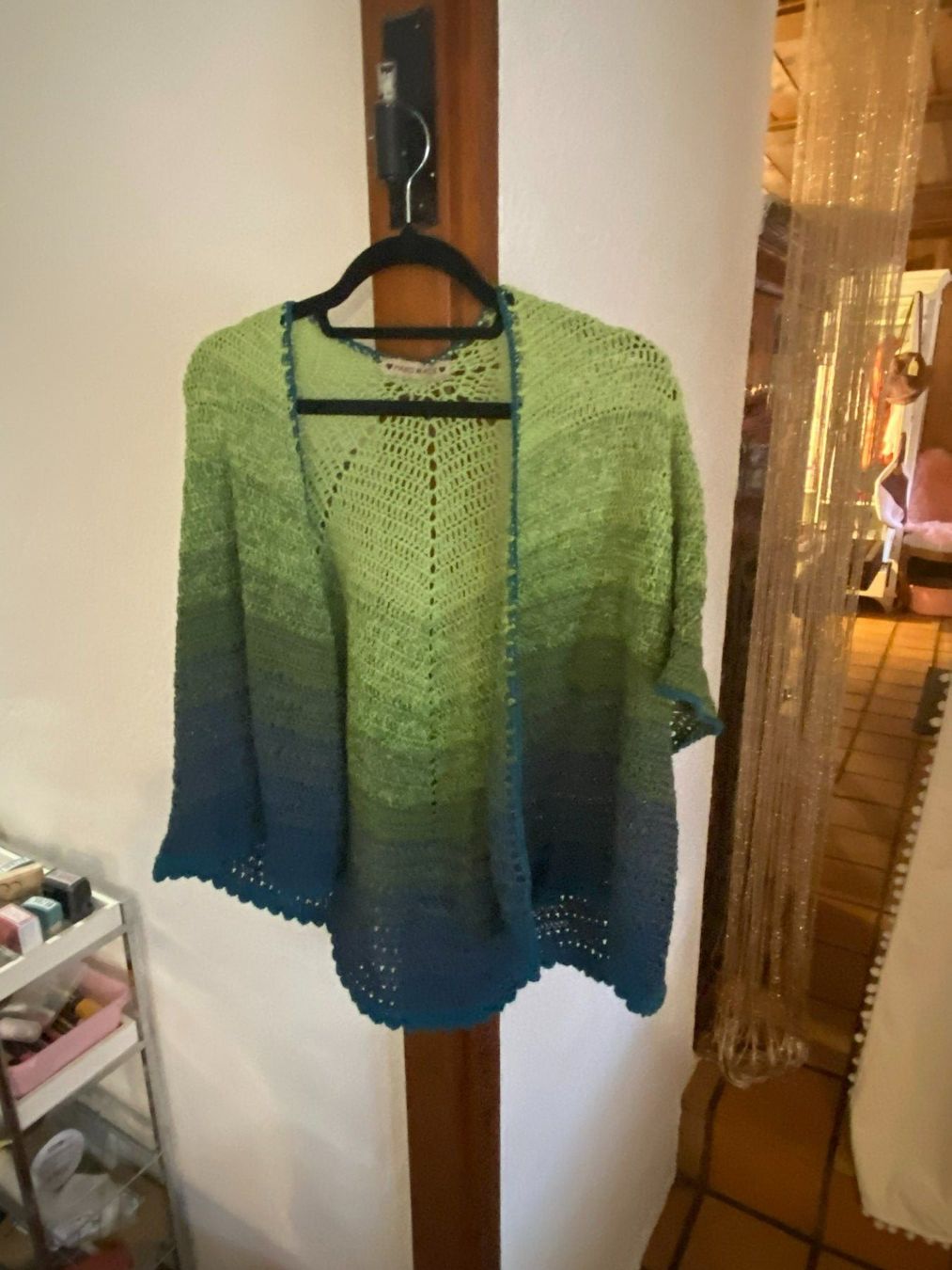 Giacche: STRICKJACKE GRÜN,EINZELSTÜCK,HANDGEMACHT – Nuovo e nell'imballaggio originale da Meienried venduto da ManuelaBoutique 3