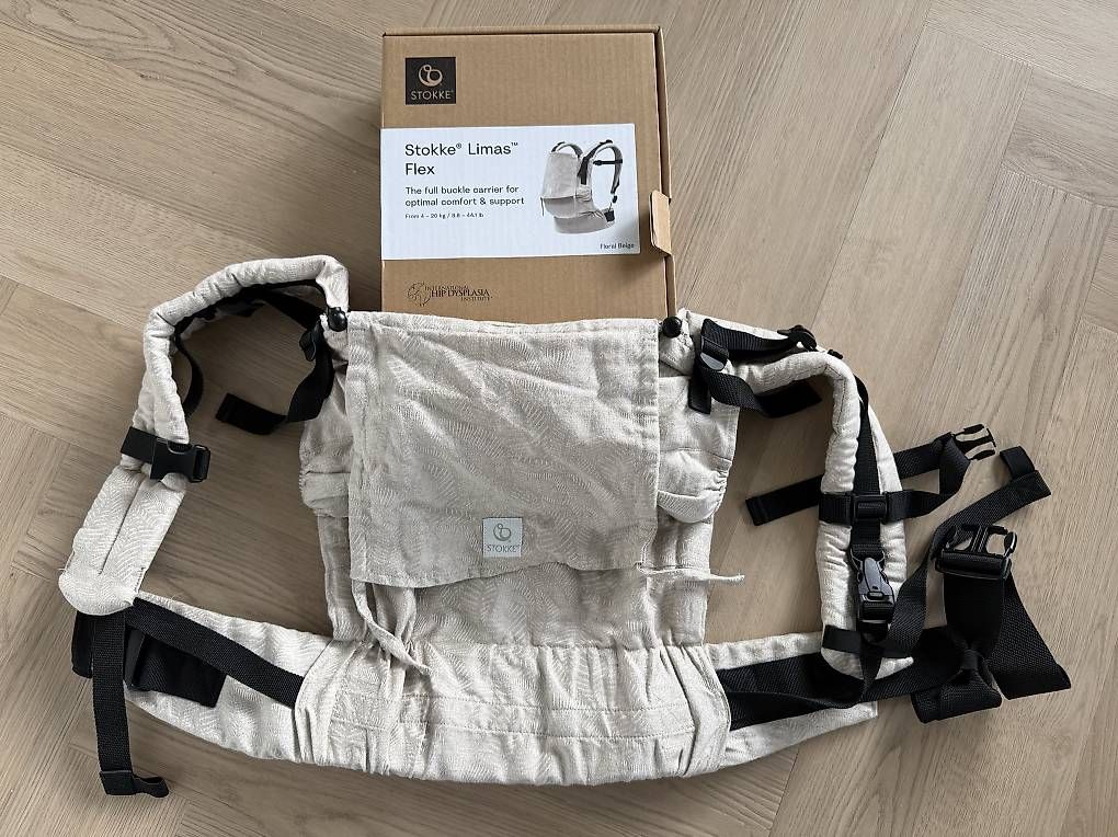 Marsupi portabebè: Stokke Limas Flex Floral Beige – Usato da Meggen venduto da Stevan2