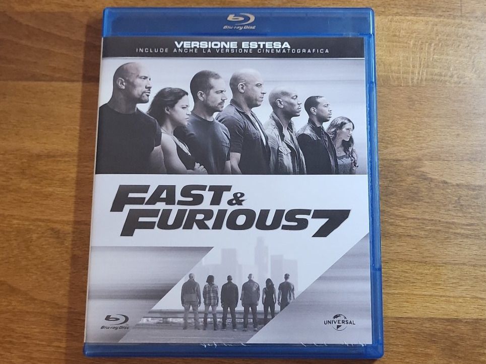 Tutti i DVDs: Fast & Furious 7 (2015) Bluray – Usato da Pfungen venduto da Whitie