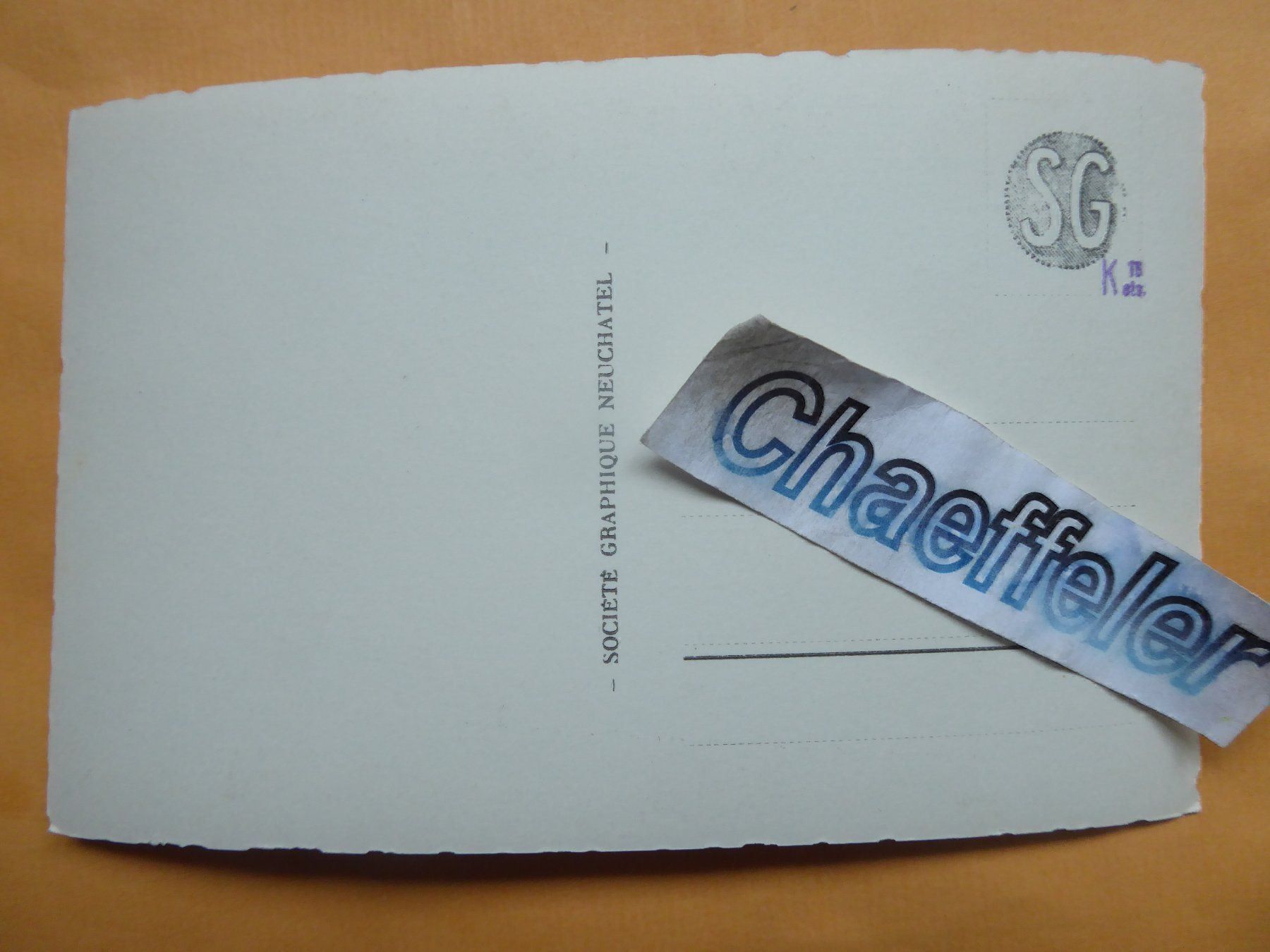 Cartes postales: 4020 Auvernier – D'occasion à Zürich par Chaeffeler 1