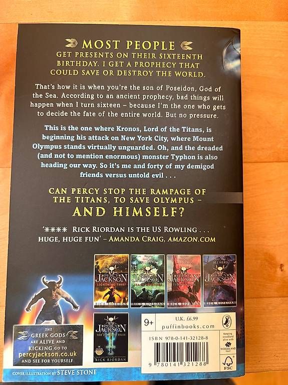 Libri: Percy Jackson and the last Olympian – Usato da Bern venduto da anj_f8cn 1