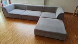 Designer Sofa grau