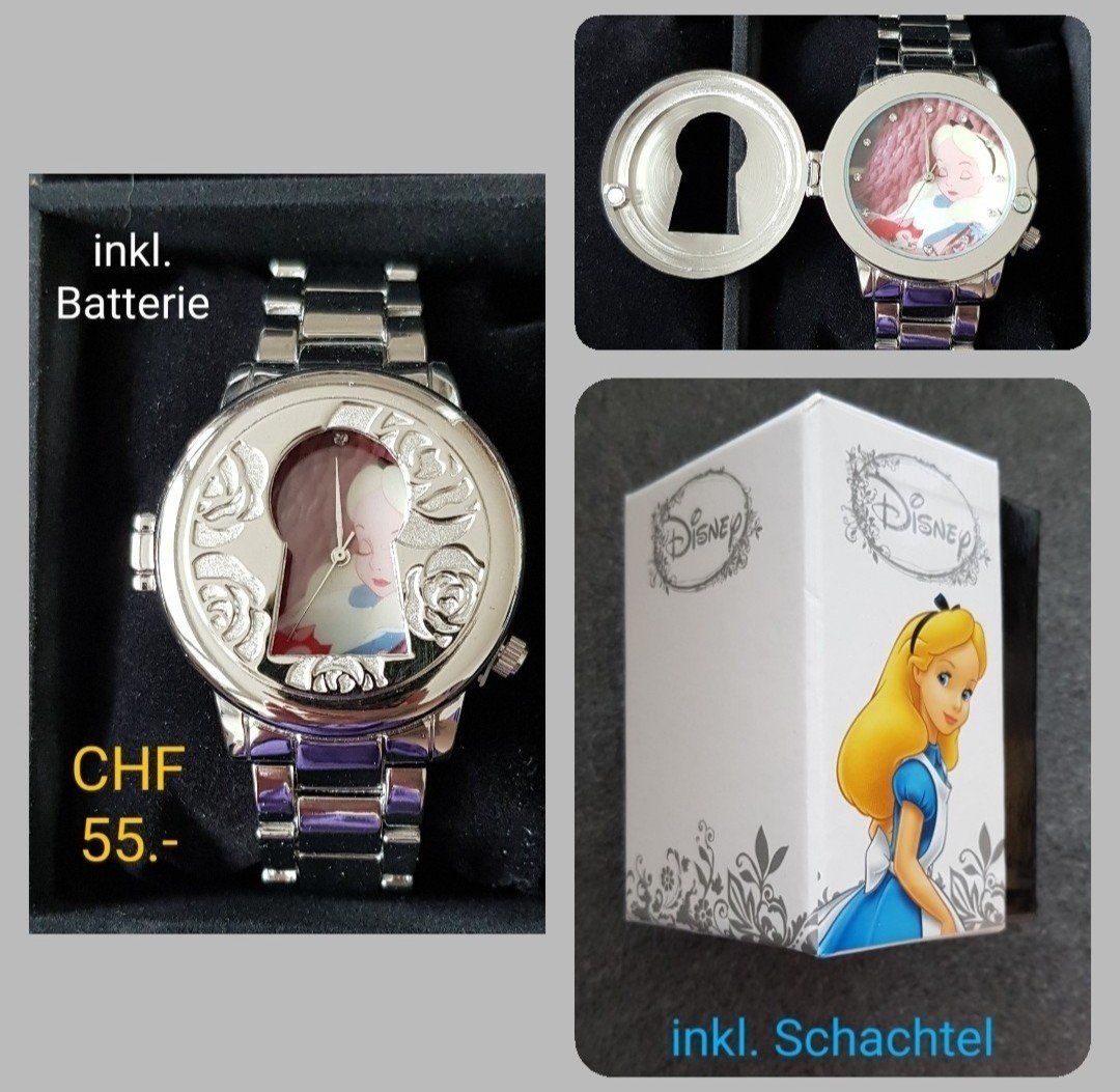 Disney Orologi: Alice im Wunderland Uhr – Nuovo (secondo la descrizione) da Winterthur venduto da lidiafaraon