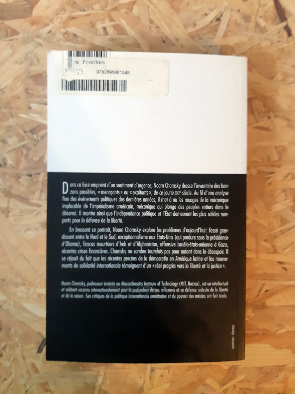 Libri: Livre de Noam Chomsky "Futurs proches" – Nuovo (secondo la descrizione) da Ecublens VD venduto da TWISTO 1