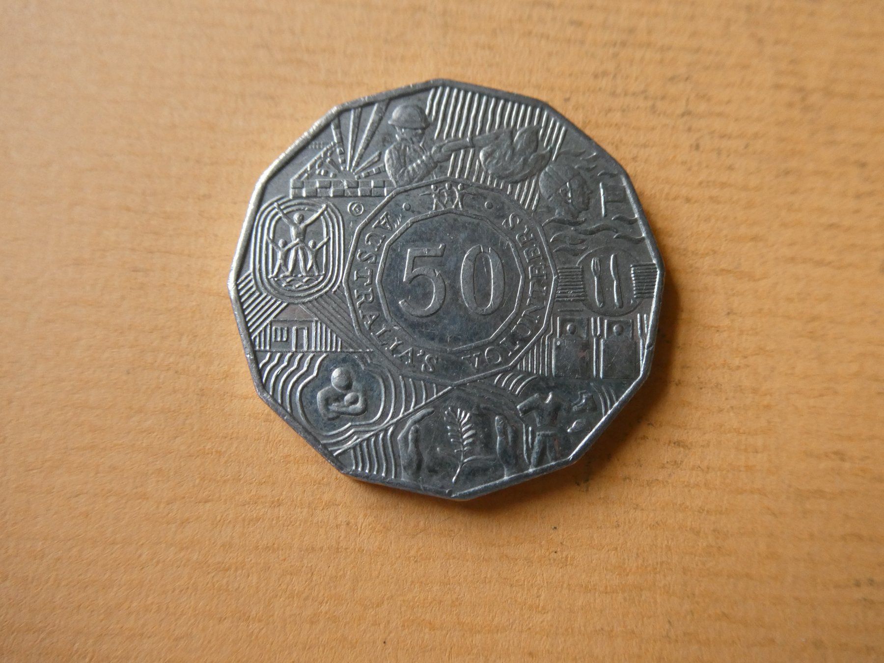 Alle Münzen: Australien 2003, 50 Cents – Gebraucht aus Hinterforst von rohusri