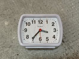 Hometime/WM Widdop Quartz Alarmglocke Oblong Weiss
