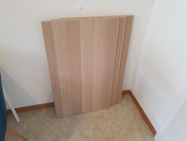 3x Schrankboden 58x100cm IKEA Komplement Eicheneff wlas