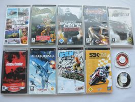 PSP Spiele 11 Stück - GTA Vice City Stories etc.