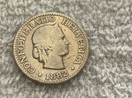 10 centimes/rappen 1882