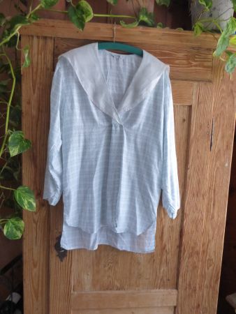 Vintage Long Bluse Gr 42 TITOLO 23& Seide ITALI