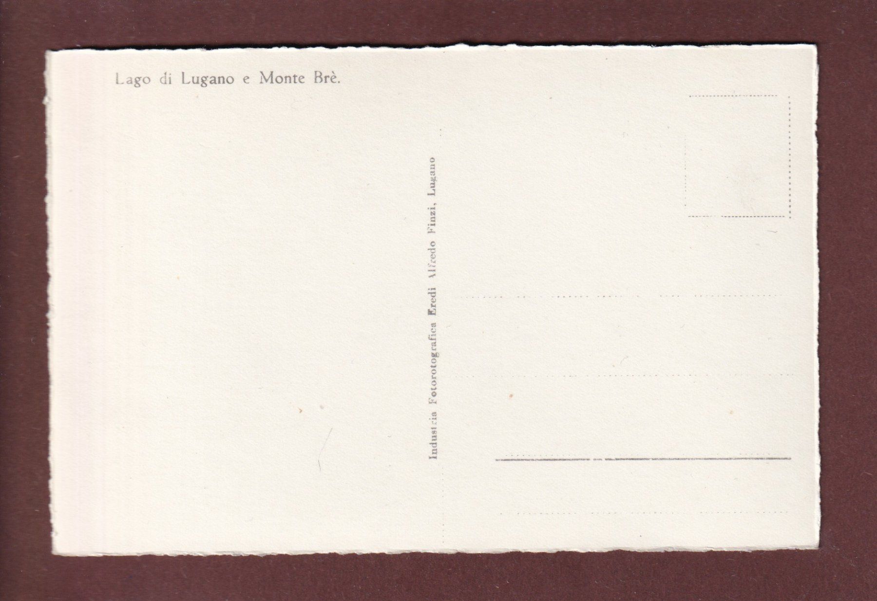 Cartoline postali: LUGANO - Monte Brè – Usato da Pully venduto da nicecards 1