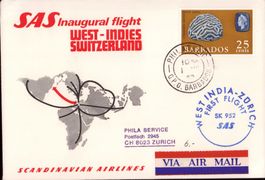 Briefe Erstflug Lot - SAS (Scandinavian), LOT (Polish)