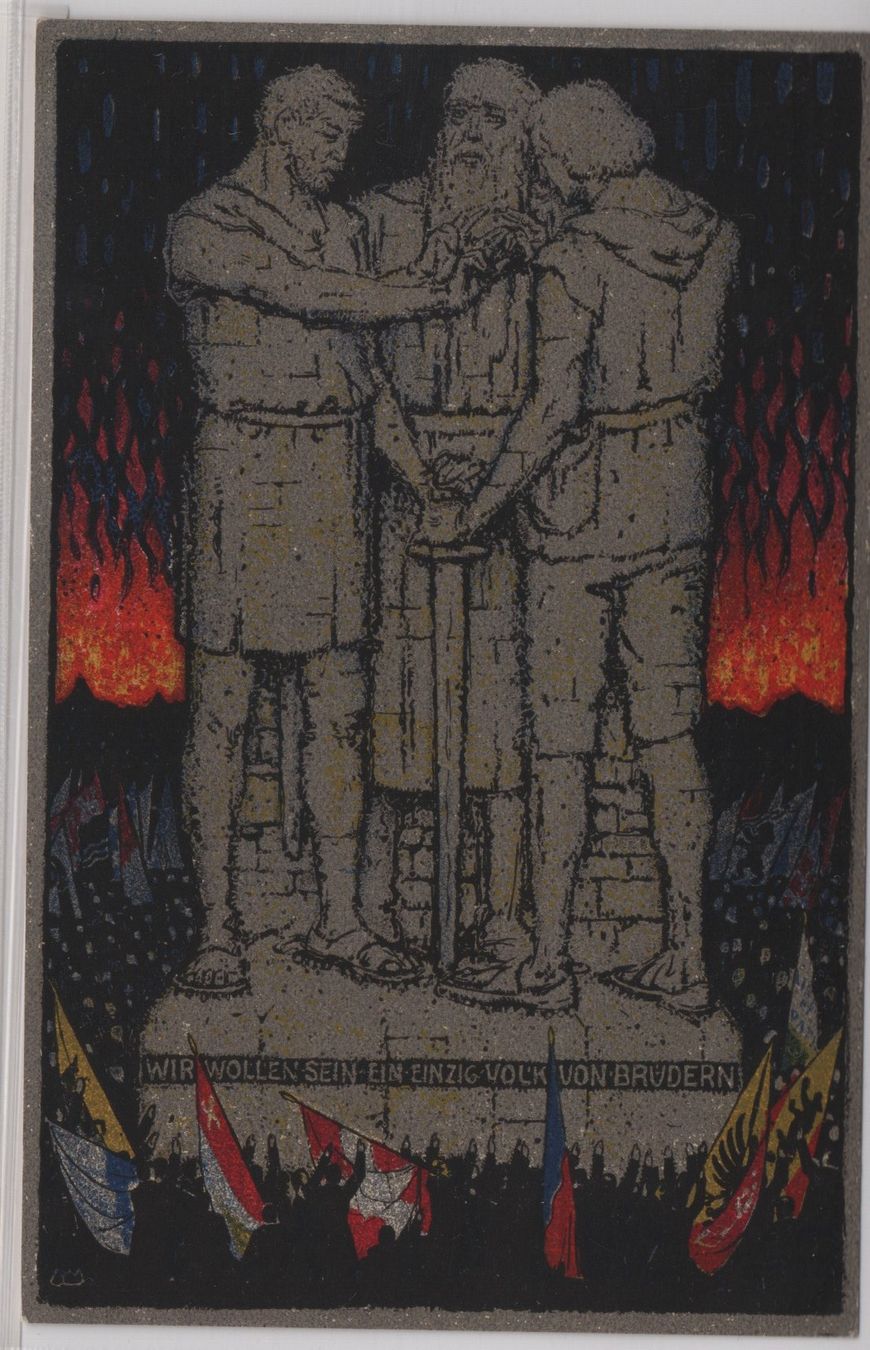 Cartoline postali: 1915 Bundesfeier-Postkarte – Usato da Gordola venduto da tist 1
