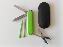 Super Petits couteau Victorinox classic Vert comme Neuf