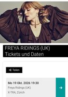 2 Stehplatz Tickets für Freya Ridings