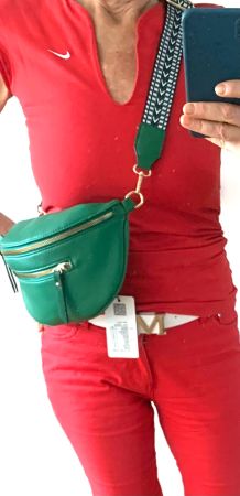 BAUCHTASCHE, UMHÄNGETASCHE Grün