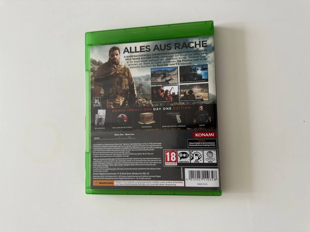 Giochi: Metal Gear Solid V: The Phantom Pain, Xbox one, Series X – Usato da Couvet venduto da Aura_aura 2