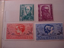 Satz Pro Juventute 1937 *