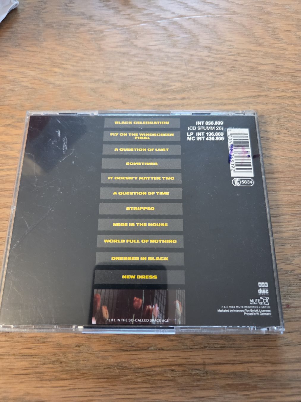 CD: Depeche Mode- Black celebration – Nuovo (secondo la descrizione) da Engelberg venduto da ursdemar89 1