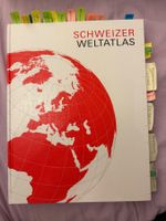 Schweizer Weltatlas, gebrauchter Zustand mit Register