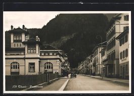 Thusis, Restaurant auf der Poststrasse