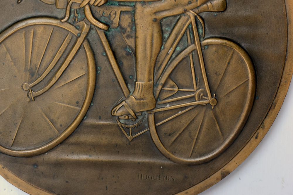 Tableau Mural Métal 3D Vélo - Environ 80x80 Cm - Vintage Line - Neuf