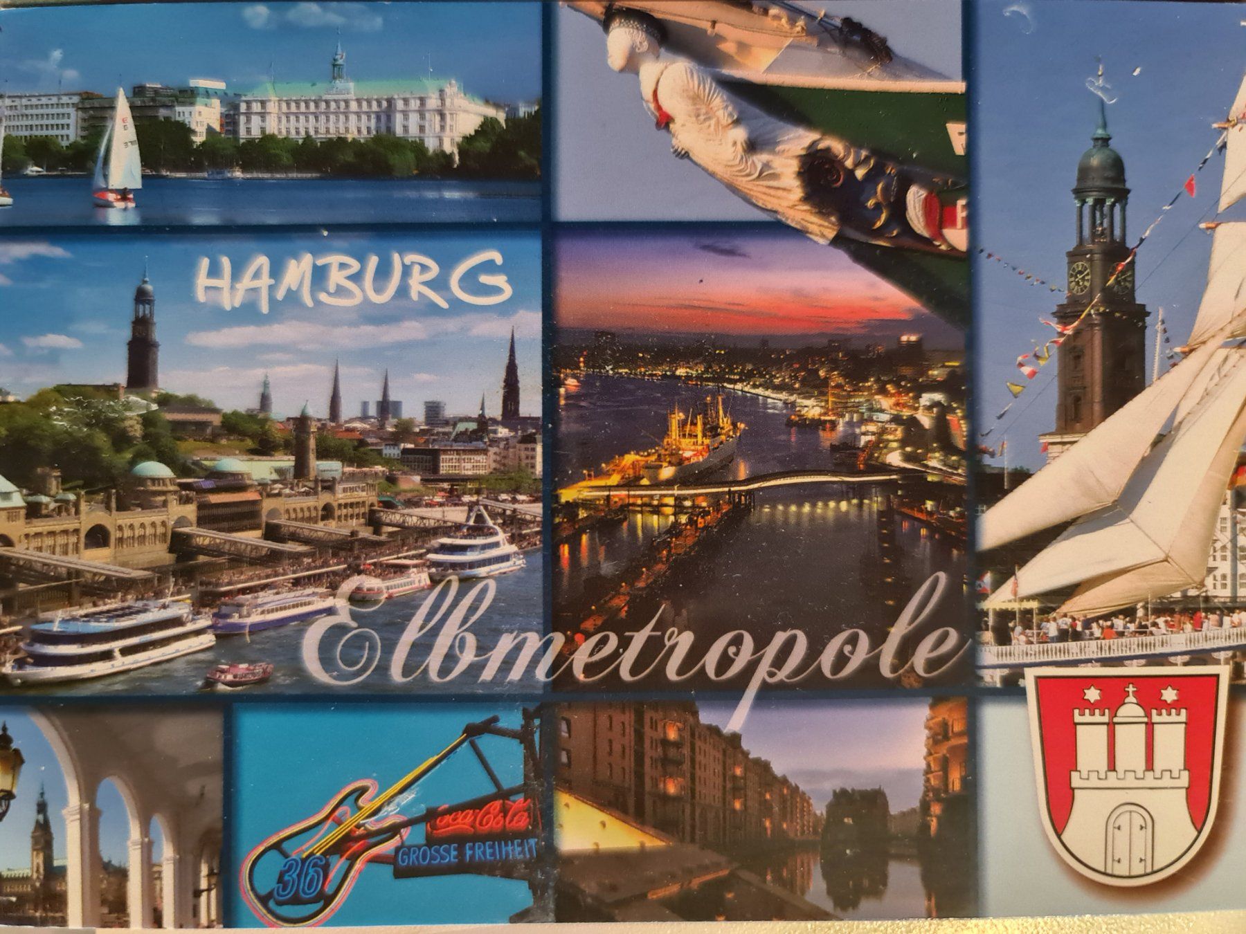 Cartoline postali: Ansichtskarte Hamburg – Usato da Dintikon venduto da Vexi