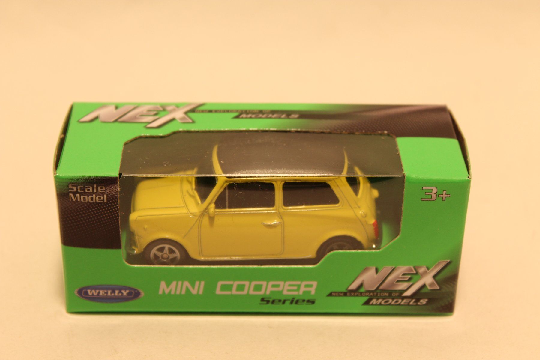 Welly Modellini d'auto: Mini Cooper 1300, gelb mit schwarzem Dach – Nuovo e nell'imballaggio originale da Fehraltorf venduto da haefens 8