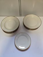 Porzellan Goldrand Teller Set Johann Seltmann Vohenstrauss