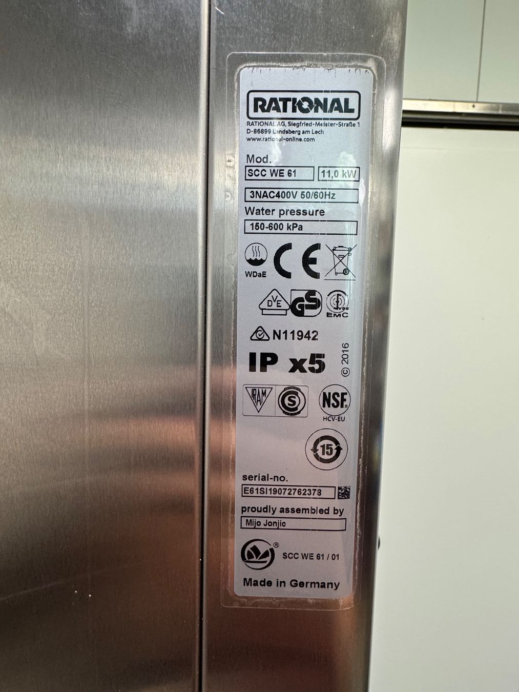 Rational Elettrodomestici da cucina: RATIONAL Kombi-Dampfgarer – Usato da Uznach venduto da maben01 2
