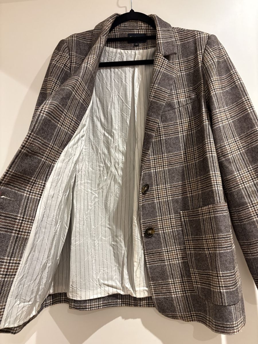 Caroll Giacche: Check Plaid Blazer Jacket Caroll size 38 wool excellent – Nuovo (secondo la descrizione) da Prilly venduto da mai_ktw8 8