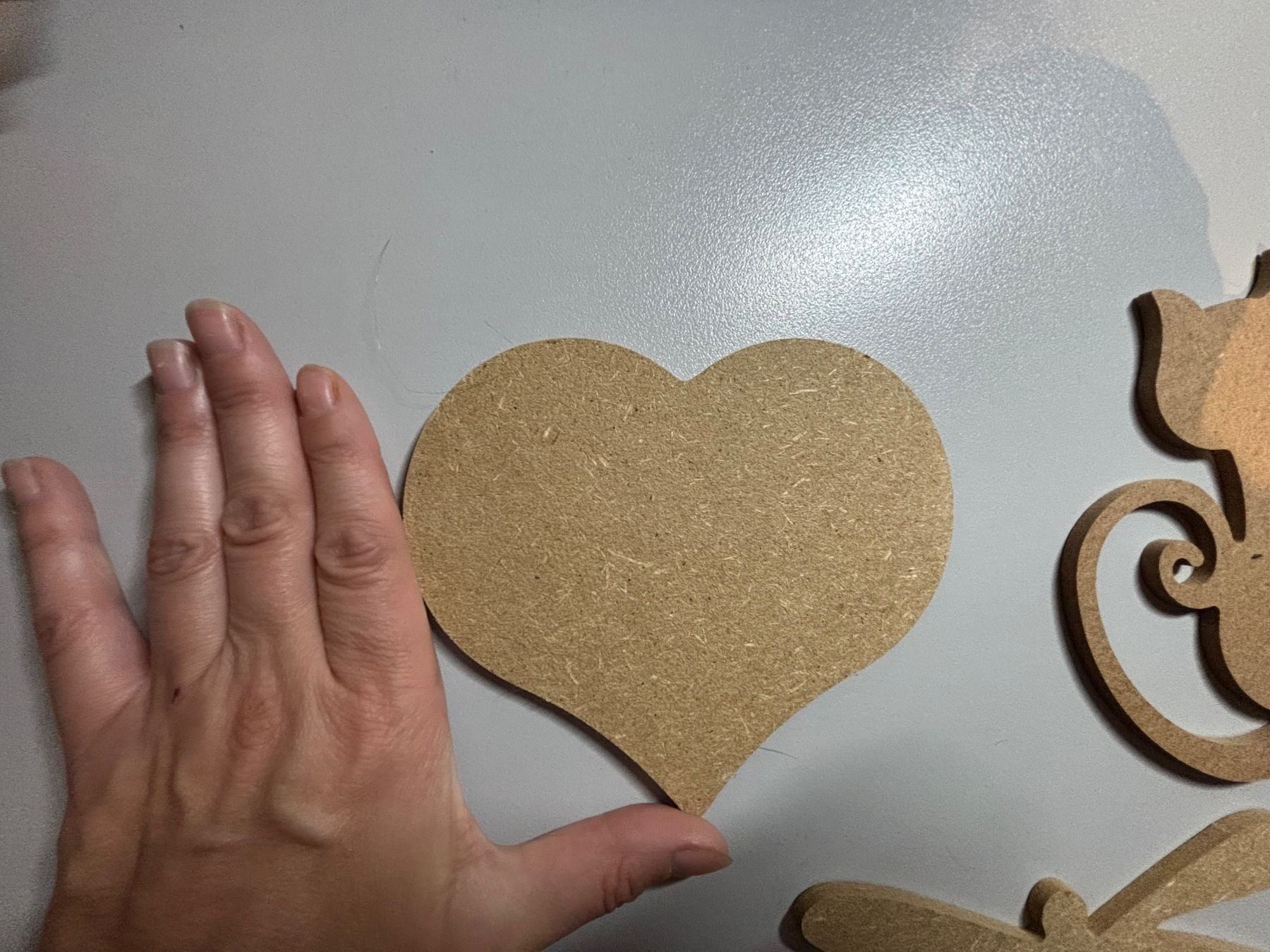 Bastelsets: MDF-Deko DIY décoration à peindre – Neu (gemäss Beschreibung) aus Salvenach von gwenwywar 1