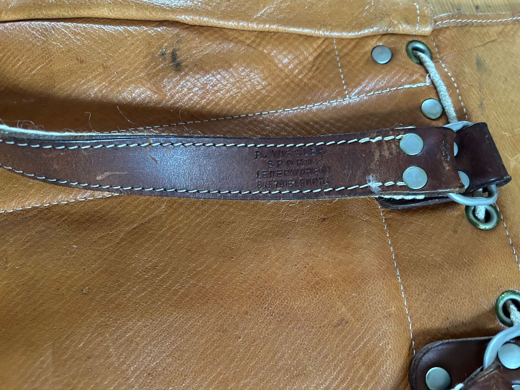 Zaini: Vintage Leder Rucksack – Usato da Aarau venduto da Tanichtis01 3