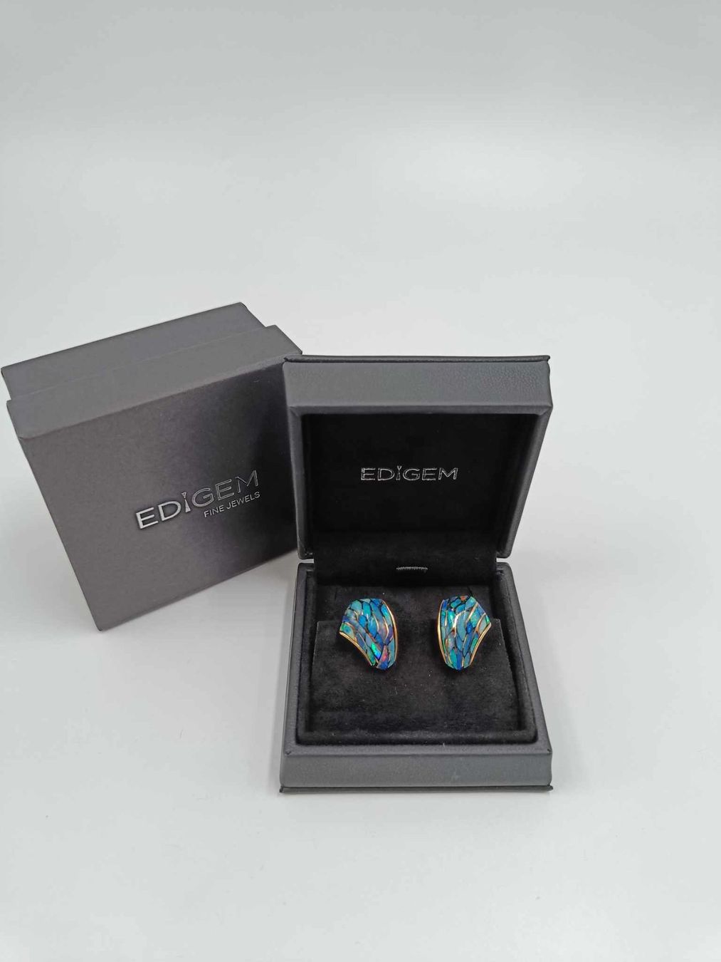 Boucles d'oreille: OPAL OHRCLIPS IN 750 ROTGOLD – D'occasion à Luzern par EdiGem 1