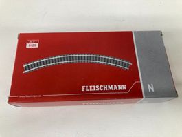 Fleischmann Spur N 9125 geb. Gleis R2 45, 20St. neu in OVP
