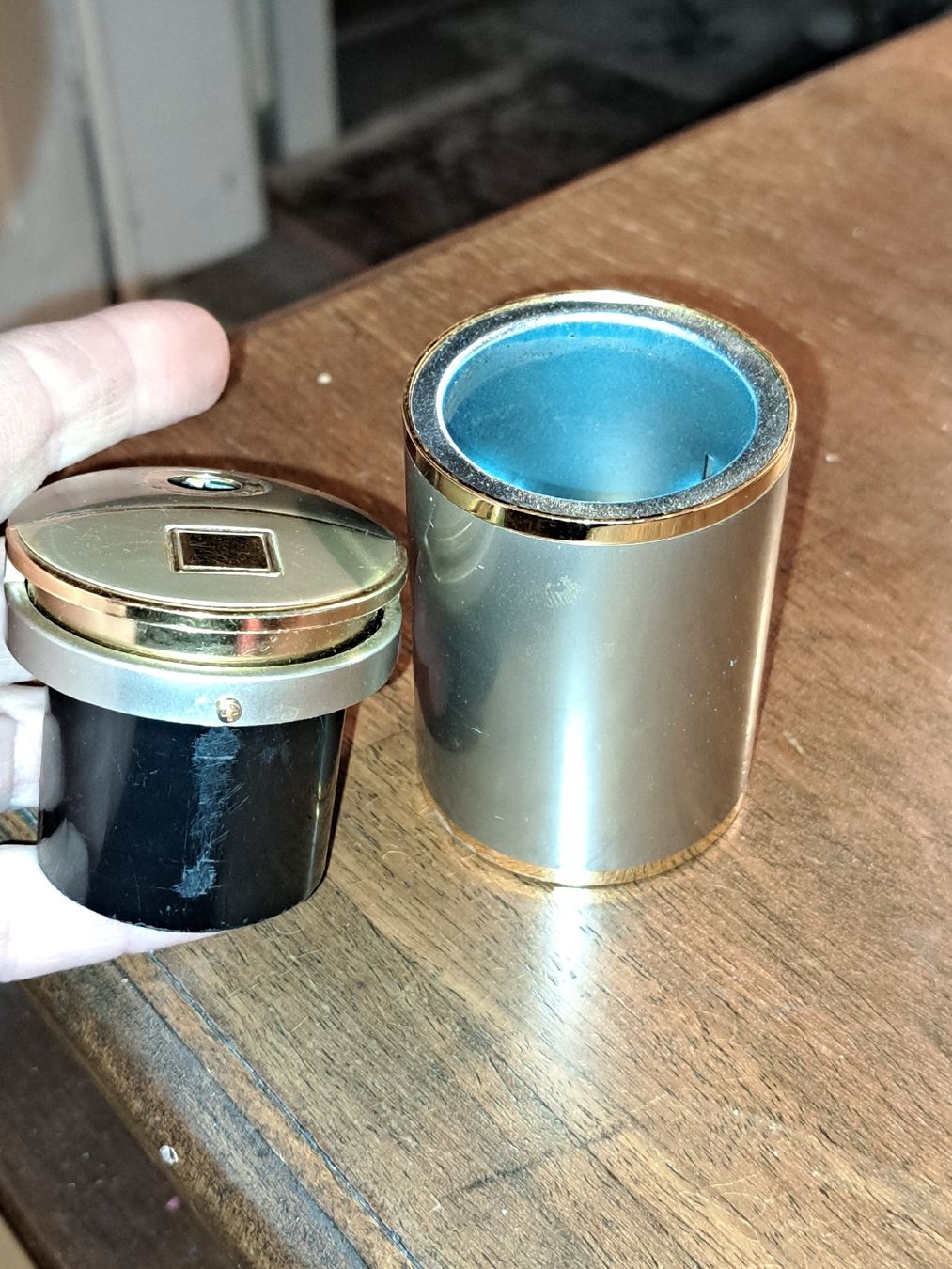 Accendini: Vintage Tischfeuerzeug – Usato da Kölliken venduto da Upcycling-by-Mc-TAM 4