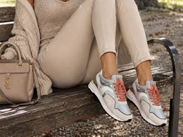 Voile Blanche – Sneaker Grau/Silber/Hellblau Gr. 38