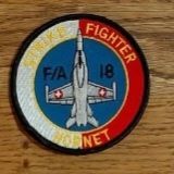 F/A-18 Hornet Abzeichen, Strike Fighter, Top Zustand!
